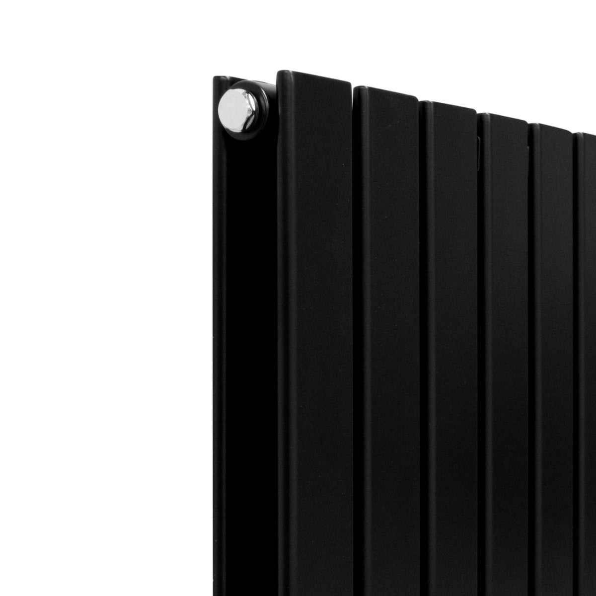 Radiatore a Elementi Piatti - Nero Opaco - 180cm x 42cm