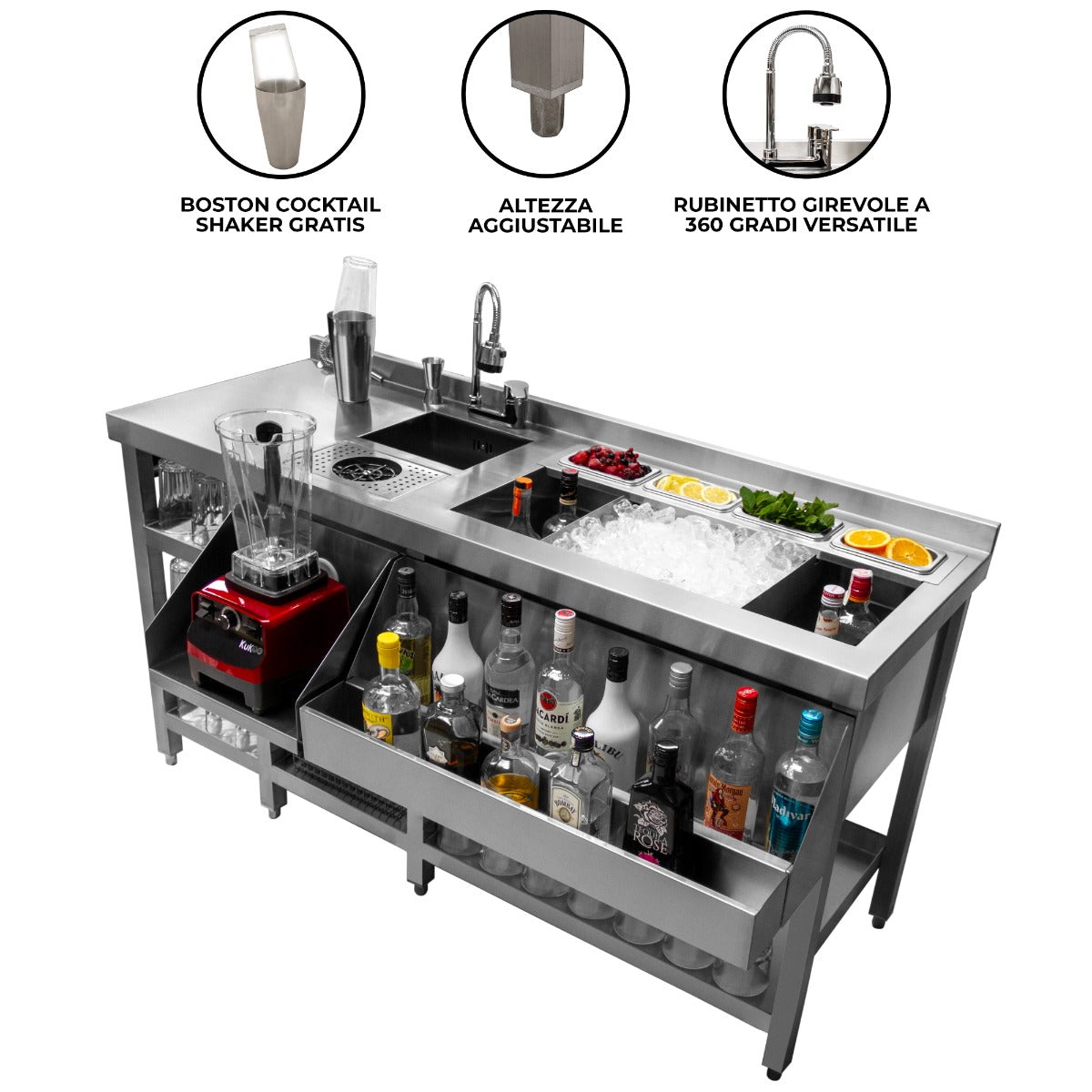 Bancone Postazione da Barman Deluxe