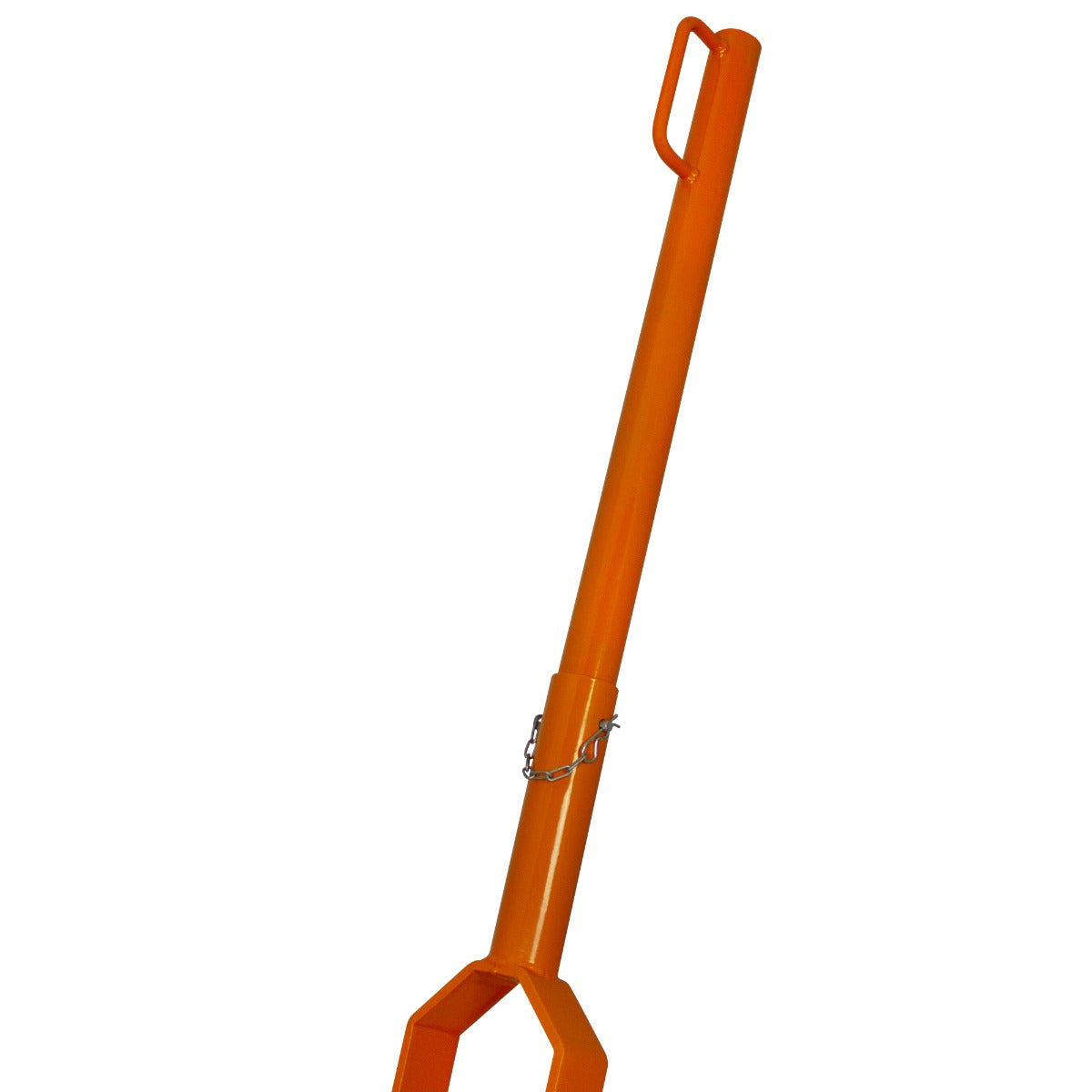 Taglia mattoni T-Mech di 330mm, manico lungo arancione in metallo con impugnatura e catena di sicurezza per un uso pratico e sicuro
