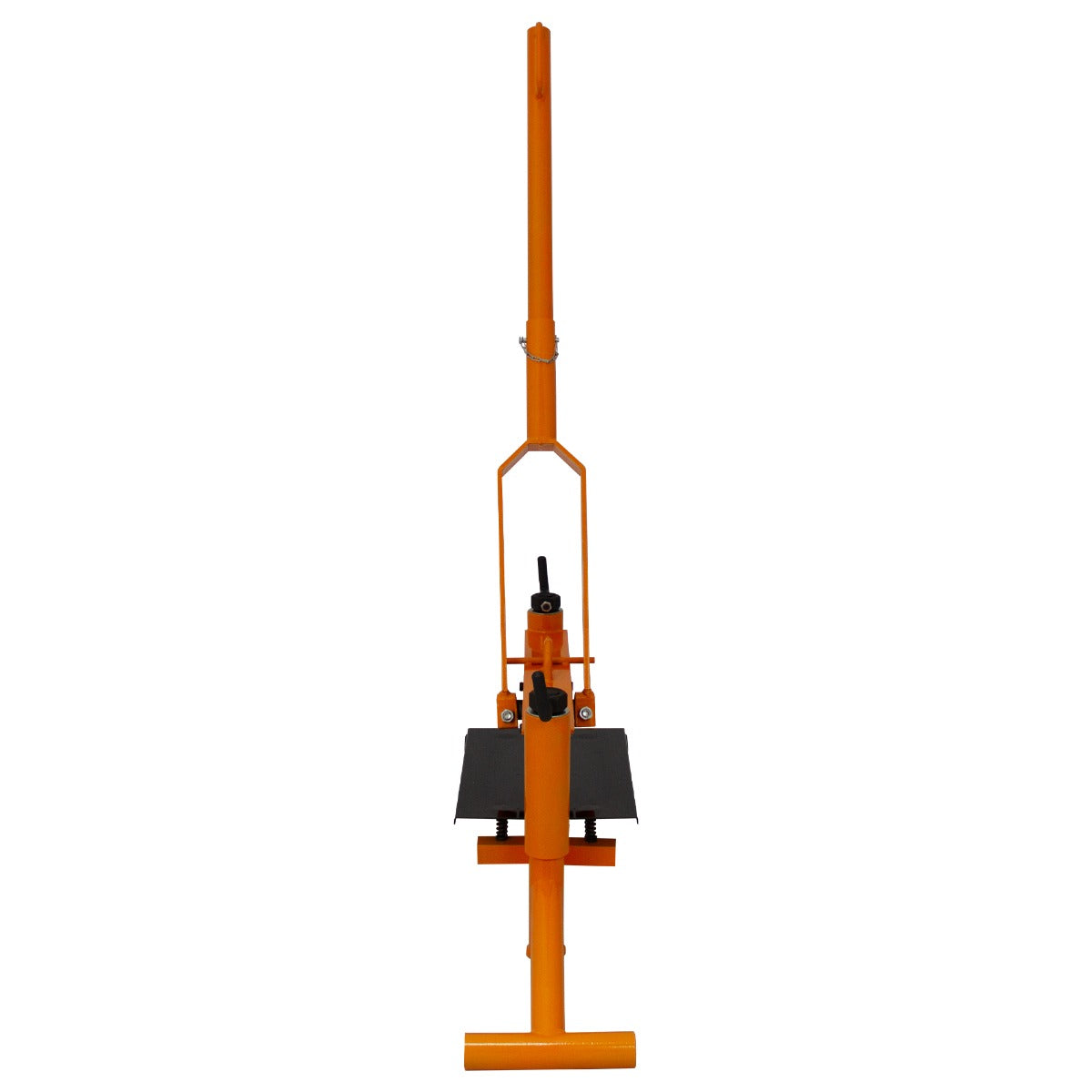 Taglia mattoni T-Mech 430mm, struttura robusta arancione, manico lungo, lame in acciaio, design ergonomico per tagli precisi