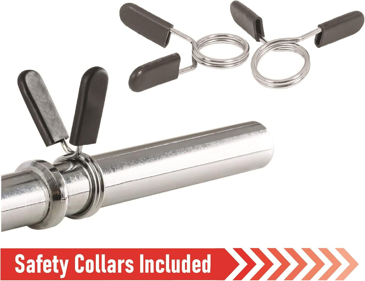 Barra EZ Body Revolution 1.2m con Molle di Bloccaggio