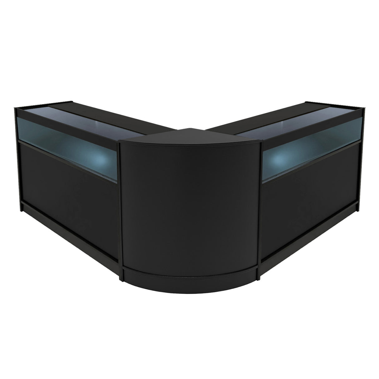 Set Banconi Iris con LED B1200 (x2) & Angolo CM60 – Nero