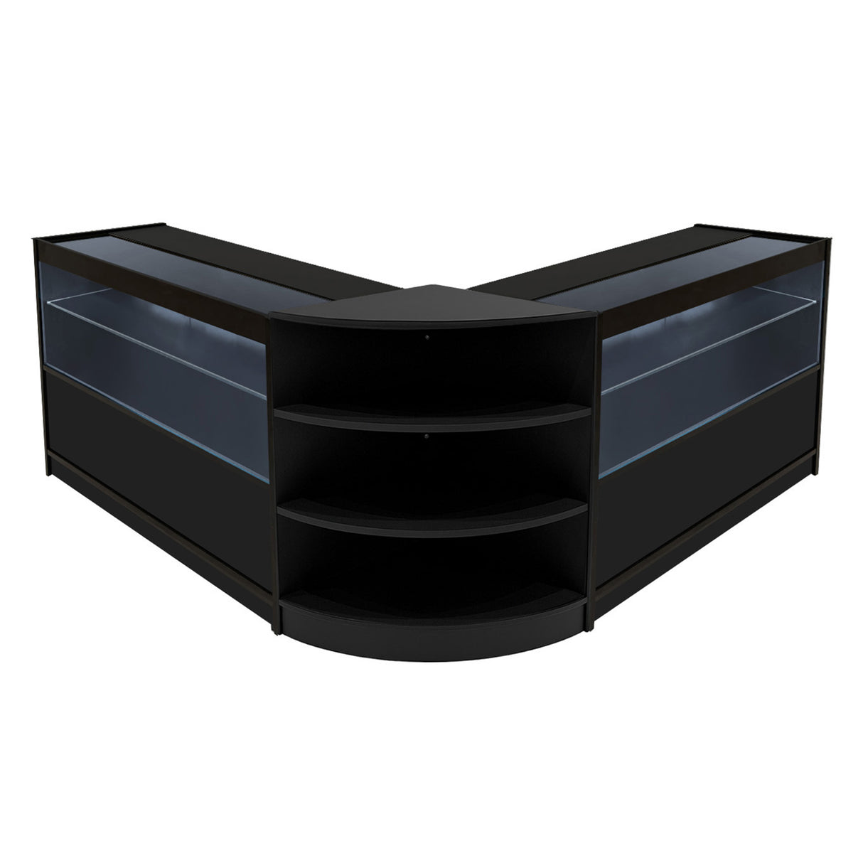 Set Banconi da Negozio Andromeda LED C1200 x2 e LM60 – Nero