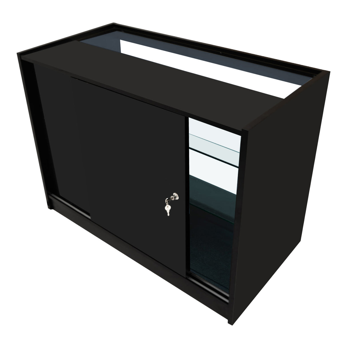 Set Bancone Negozio Apollo LED con 2x K1200 + Angolare LM60 - Nero