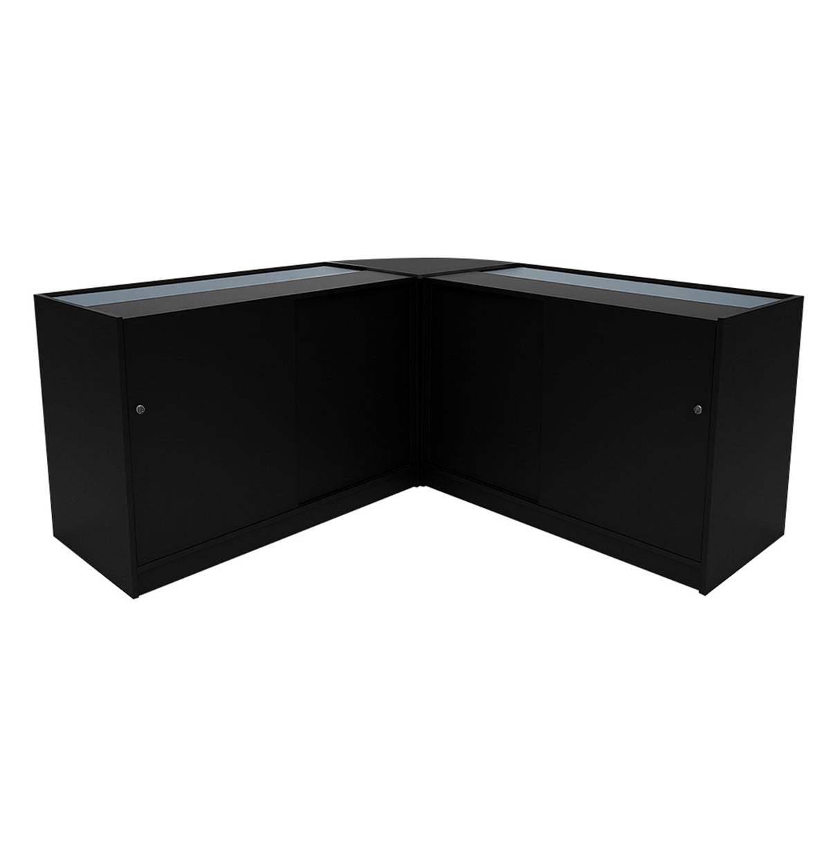 Set Banconi Selene con Illuminazione LED – 2x C1500 + CM60 Angolare - Nero