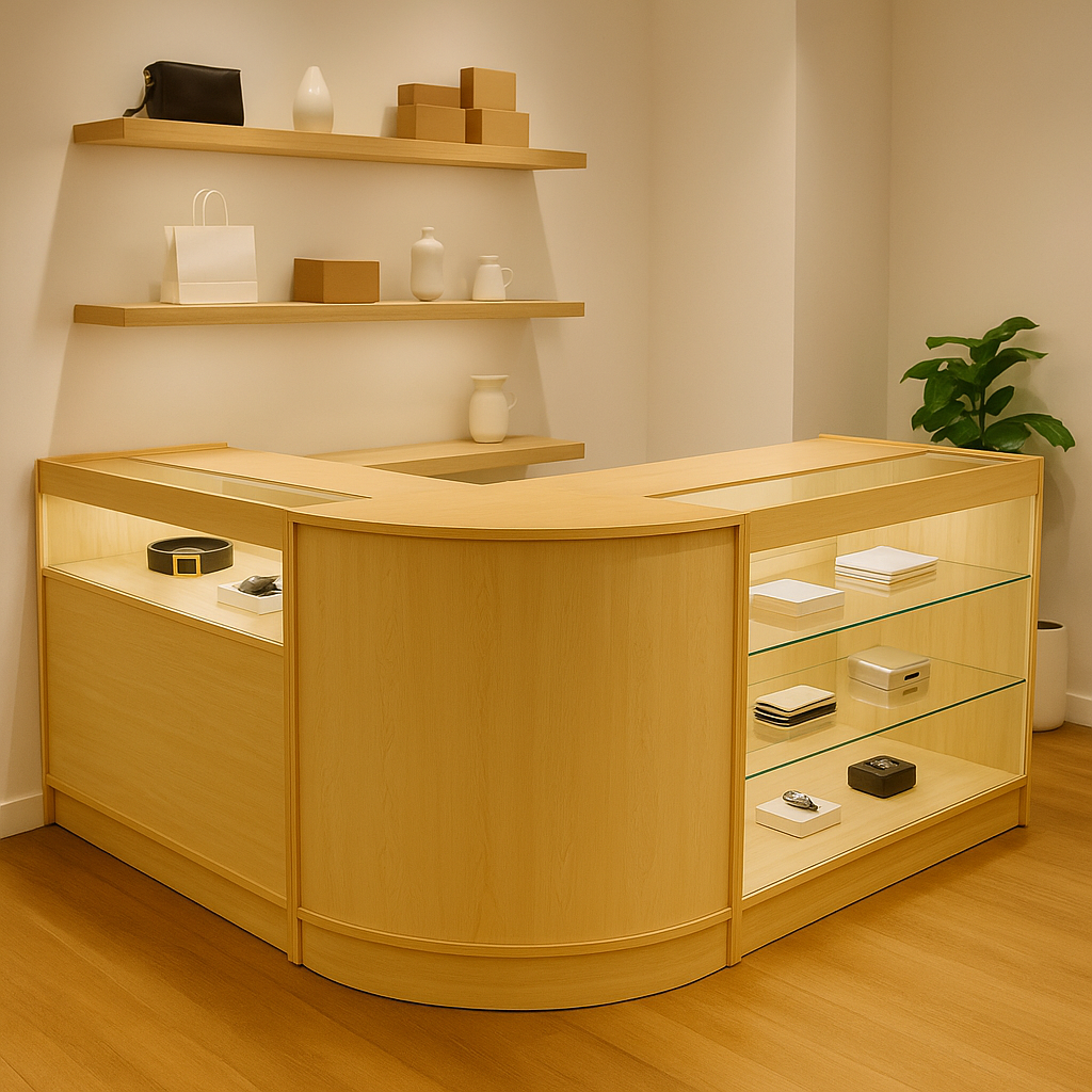 Set Banconi Negozio Triton LED K900 B900 & CM60 - Acero