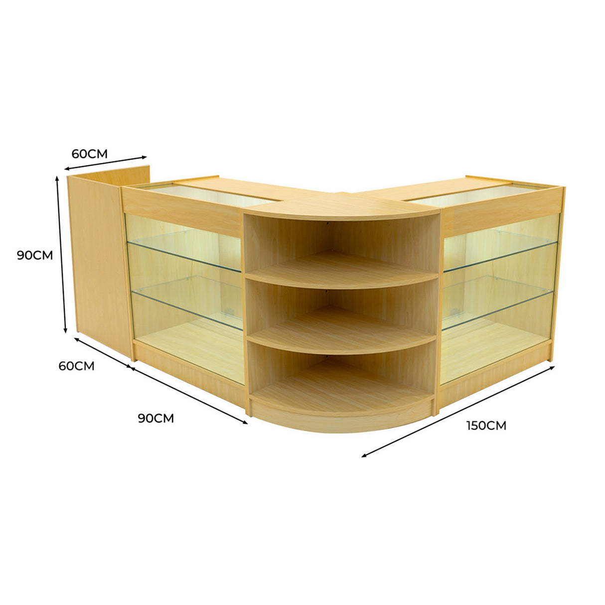 Astro Set Banconi LED LM60, TB60 & 2 x K900 – Acero