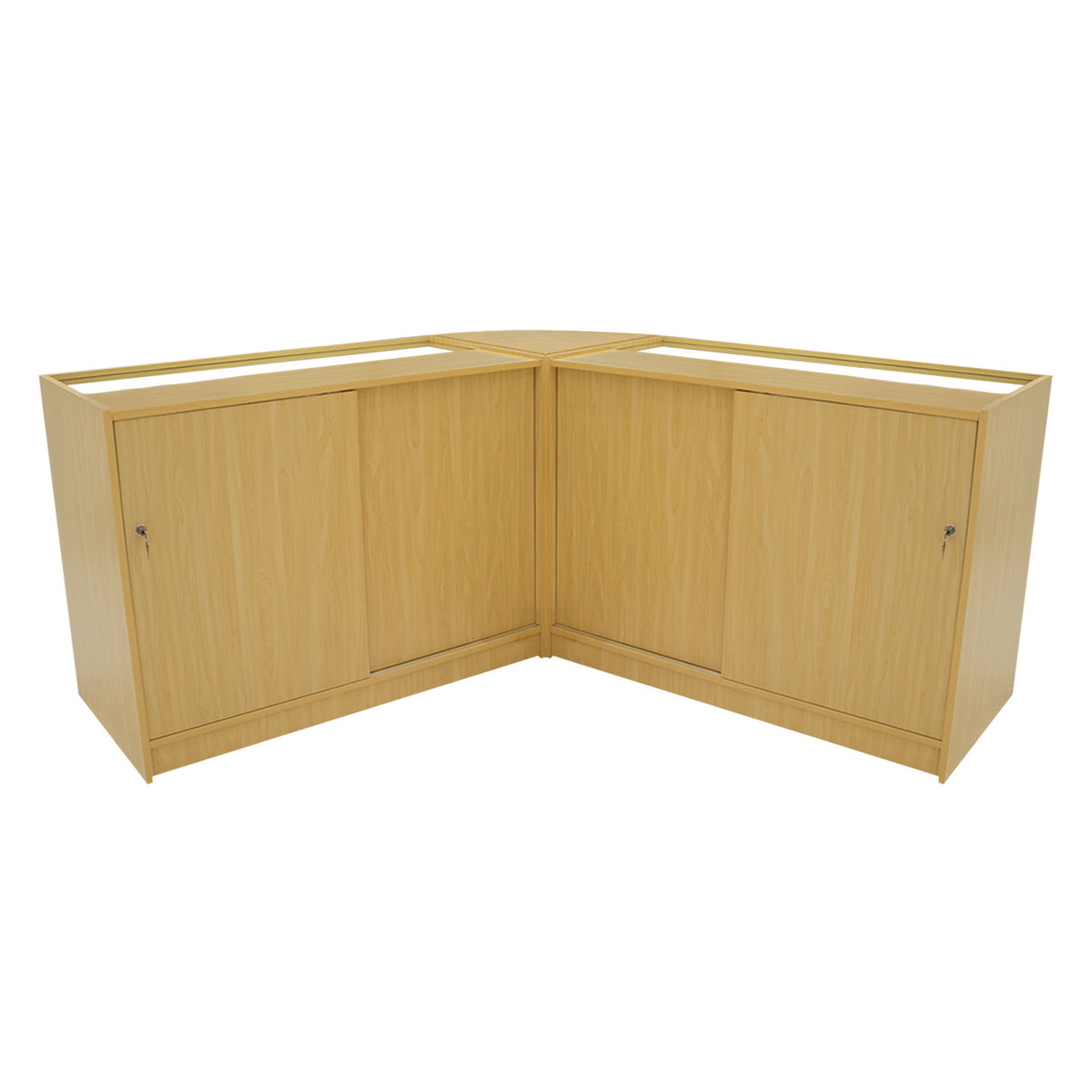 Set Banconi Iris con LED B1200 (x2) & Angolo CM60 – Acero