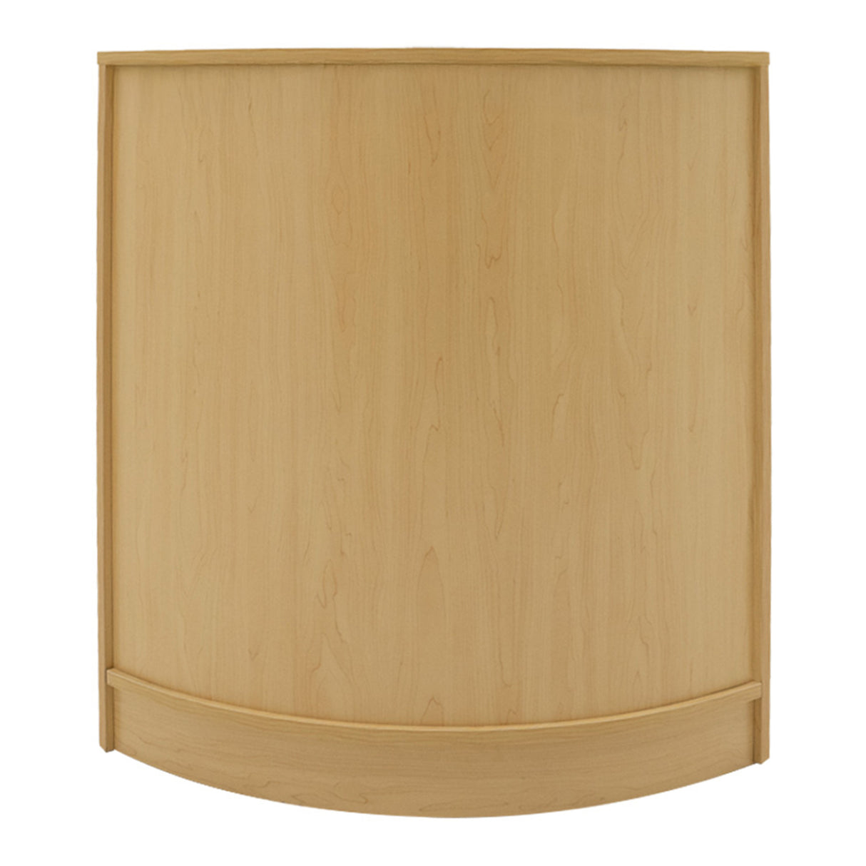 Set banconi Helios in legno d'acero chiaro, design curvo con illuminazione LED integrata, perfetto per spazi moderni e accoglienti