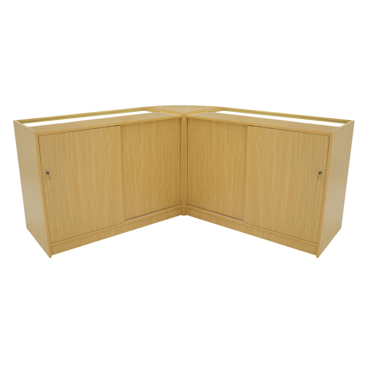 Set Bancone Hera LED con K1200 + C1200 + CM60 - Acero