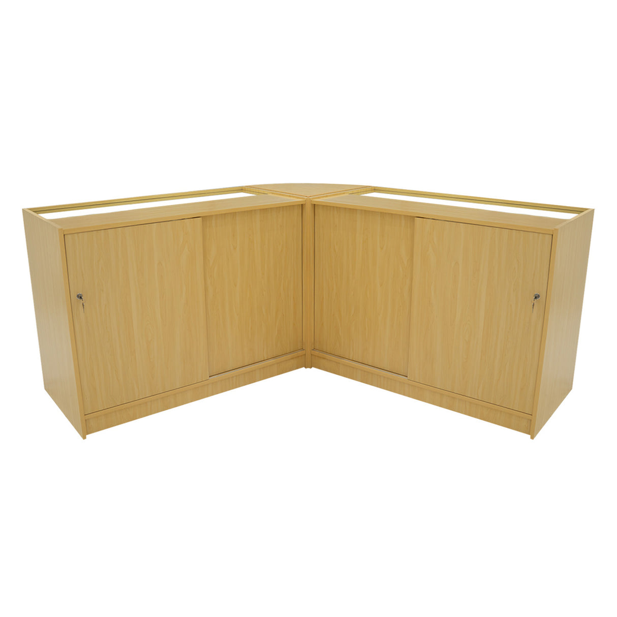 Set Bancone Theseus LED con LM60 + 2 x B1200 - Acero