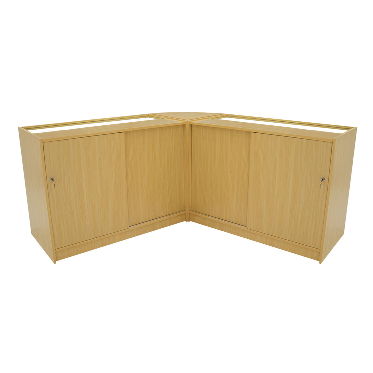 Set Banconi da Negozio Andromeda LED C1200 x2 e LM60 – Acero