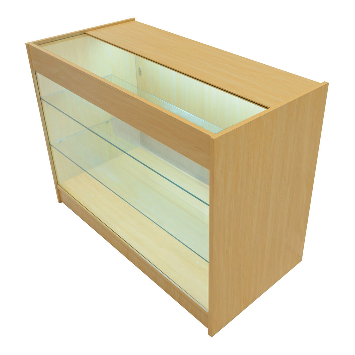 Set Bancone Negozio Apollo LED con 2x K1200 + Angolare LM60 - Acero