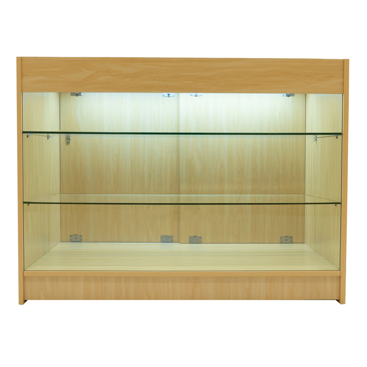 Set Bancone Negozio Apollo LED con 2x K1200 + Angolare LM60 - Acero