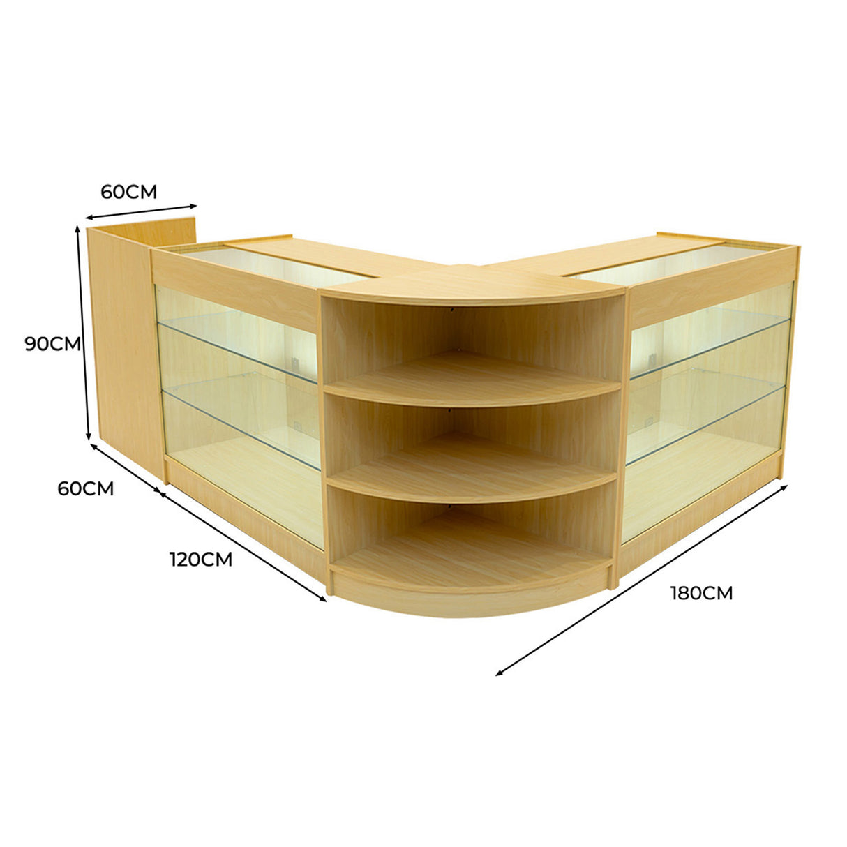 Astro Set Banconi LED LM60, TB60 & 2 x K1200 – Acero
