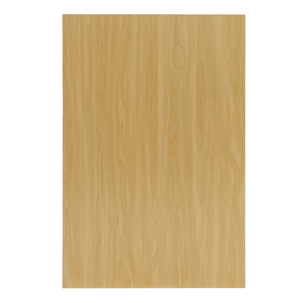 Piano in legno d'acero chiaro con venature naturali, superficie liscia e lucida, ideale per banconi negozio Calliope LED K1500, C1500 e LM60
