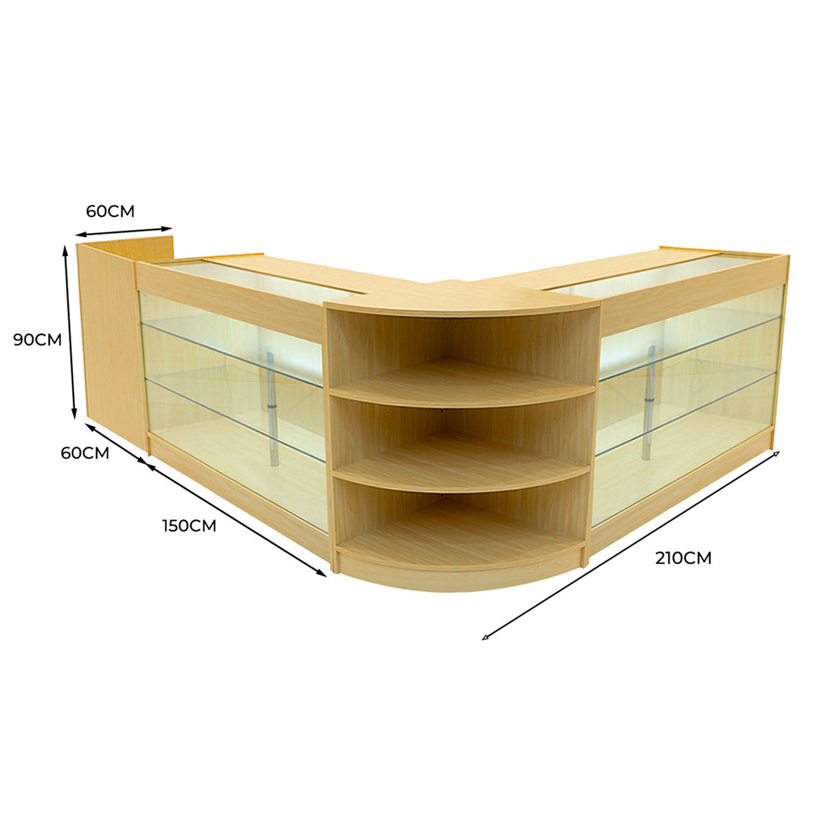 Astro Set Banconi LED LM60, TB60 & 2 x K1500 – Acero