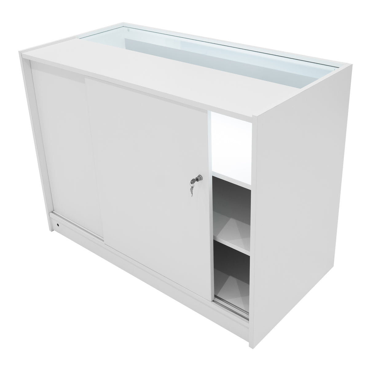 Set Banconi Iris con LED B1200 (x2) & Angolo CM60 – Bianco