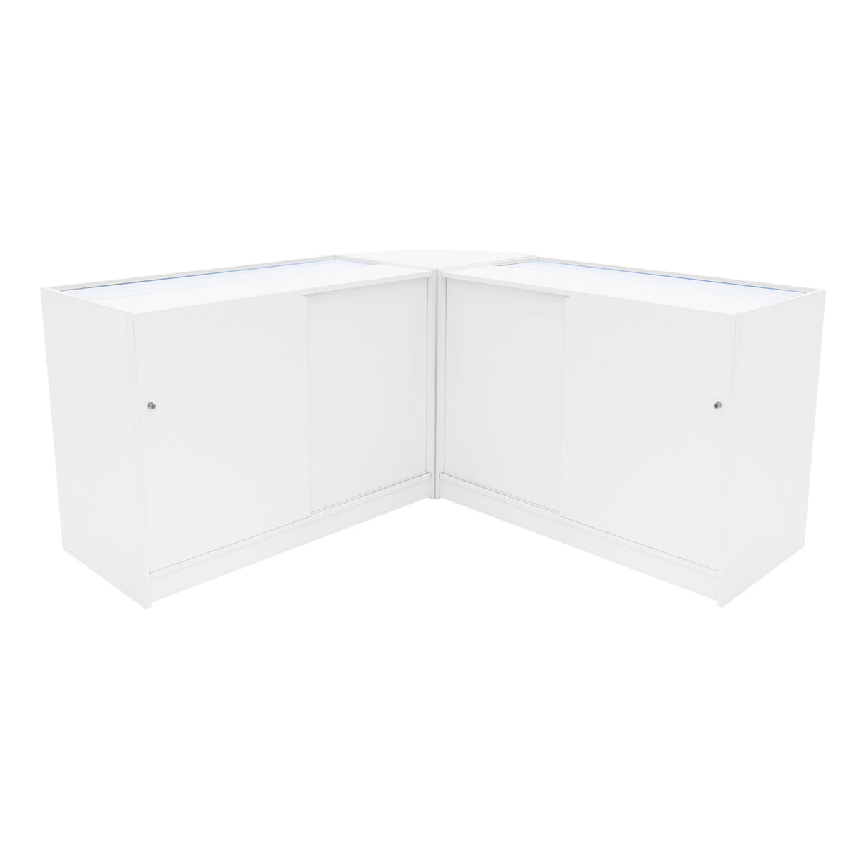 Set Banconi da Negozio Andromeda LED C1200 x2 e LM60 – Bianco
