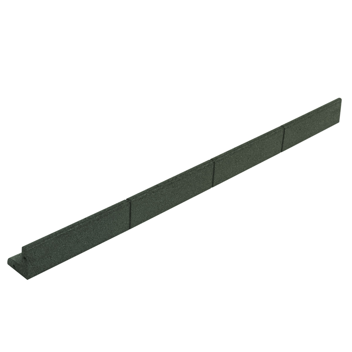 Bordura flessibile da giardino verde, lunga 30 m e alta 1,2 m, con superficie liscia e resistente, ideale per delimitare aiuole