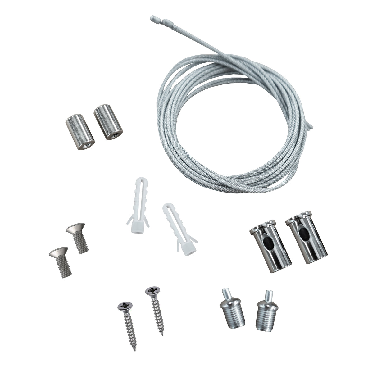 120 Piastrelle Modulari Grigie + 14 Luci LED Esagonali 6500K