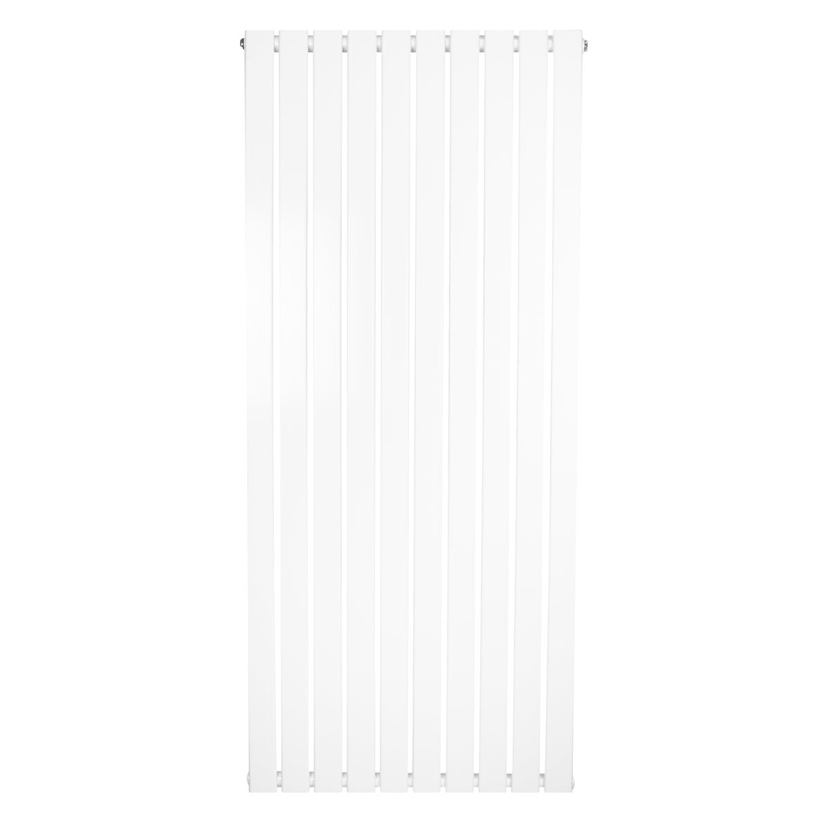 Radiatore verticale a colonna singola, 1600 x 700 mm, con finitura bianca lucida e design moderno, ideale per ambienti eleganti