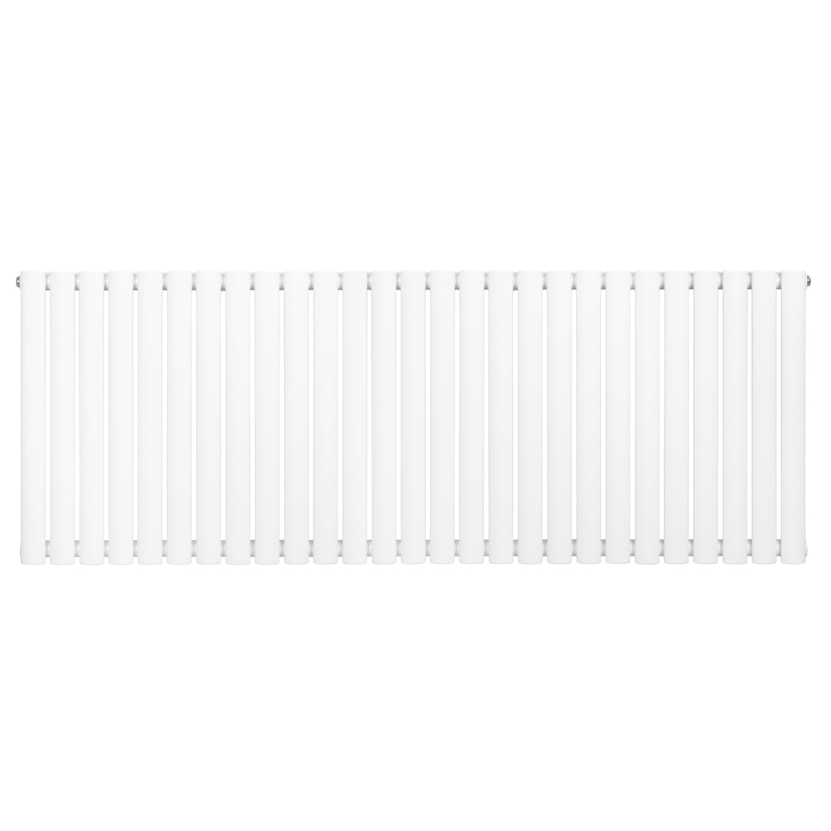 Radiatore Ovale a Colonna Singola Orizzontale 600 x 1620 mm Bianco