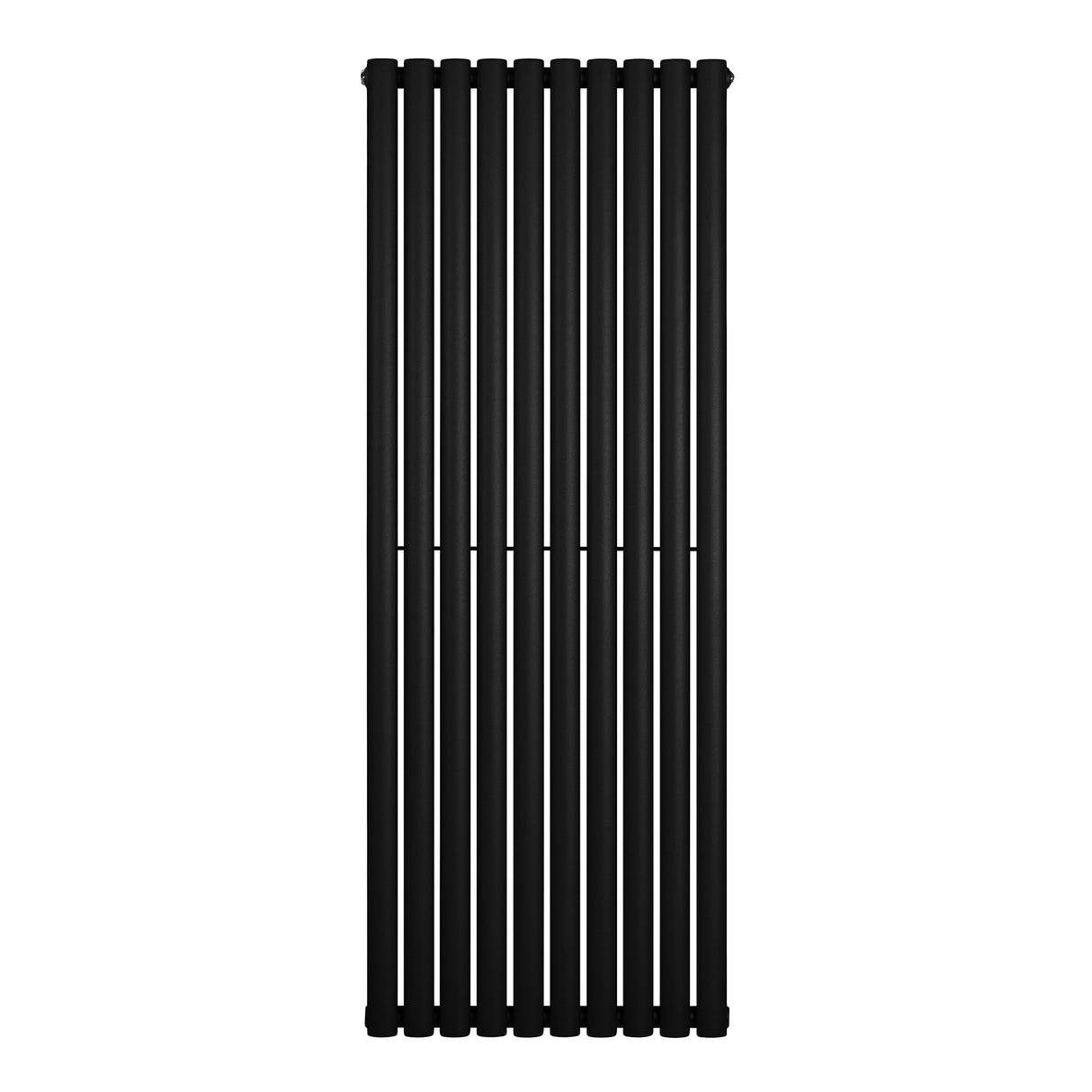 Radiatore Ovale a Colonna Singola Verticale 1600 x 600 mm Nero
