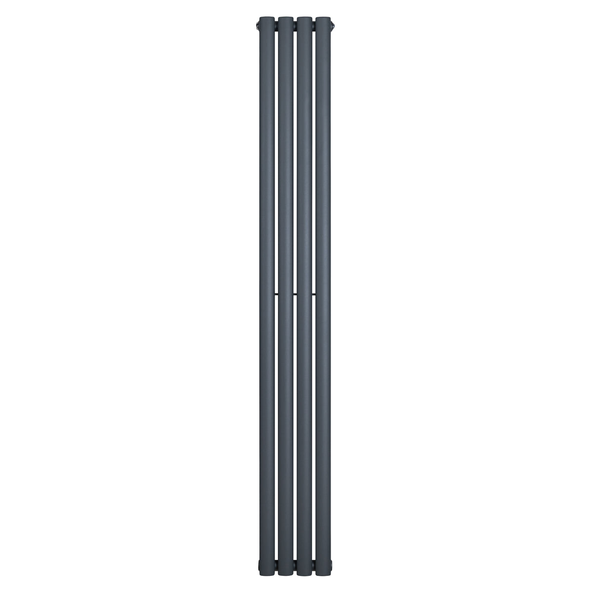 Radiatore Ovale a Colonna Singola Verticale 1800 x 240 mm Antracite