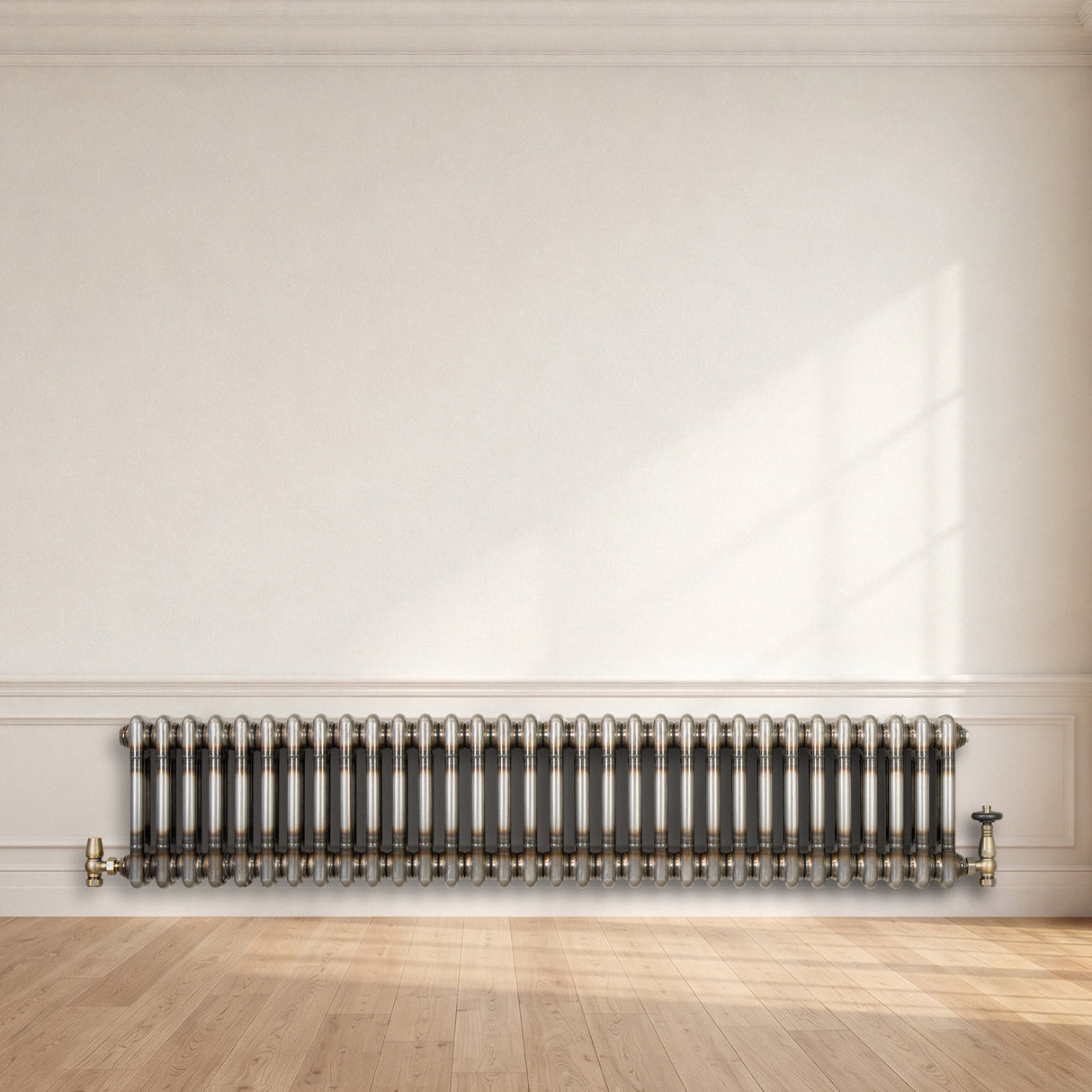 Radiatore Tradizionale 2 Colonne - 300 x 1460 mm - Metallo Grezzo