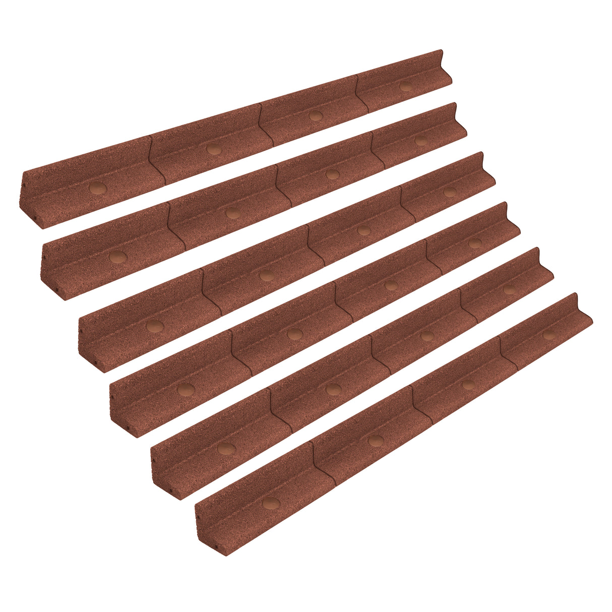 Bordura Giardino Flessibile 6 x 1,2 m - Terracotta