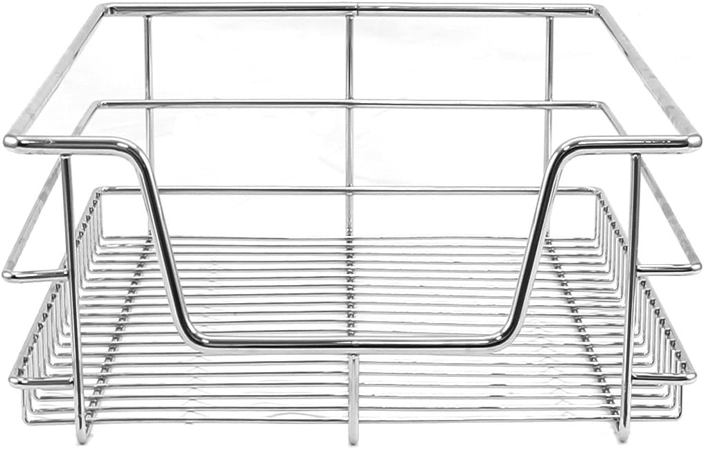 Cestelli Estraibili da Cucina in Acciaio - Mobile da 40cm - 3 Cesti