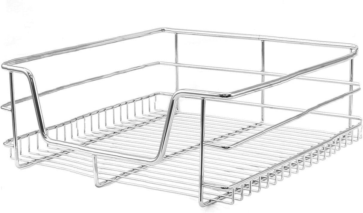 Cestelli Estraibili da Cucina in Acciaio - Mobile da 40cm - 3 Cesti