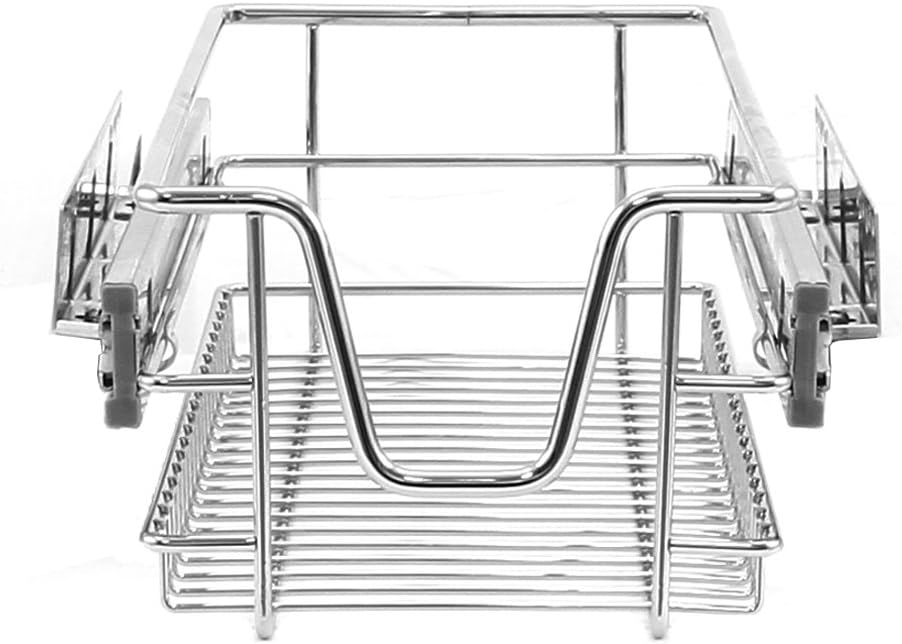 Cestelli Estraibili da Cucina in Acciaio - Mobile da 30cm - 6 Cesti