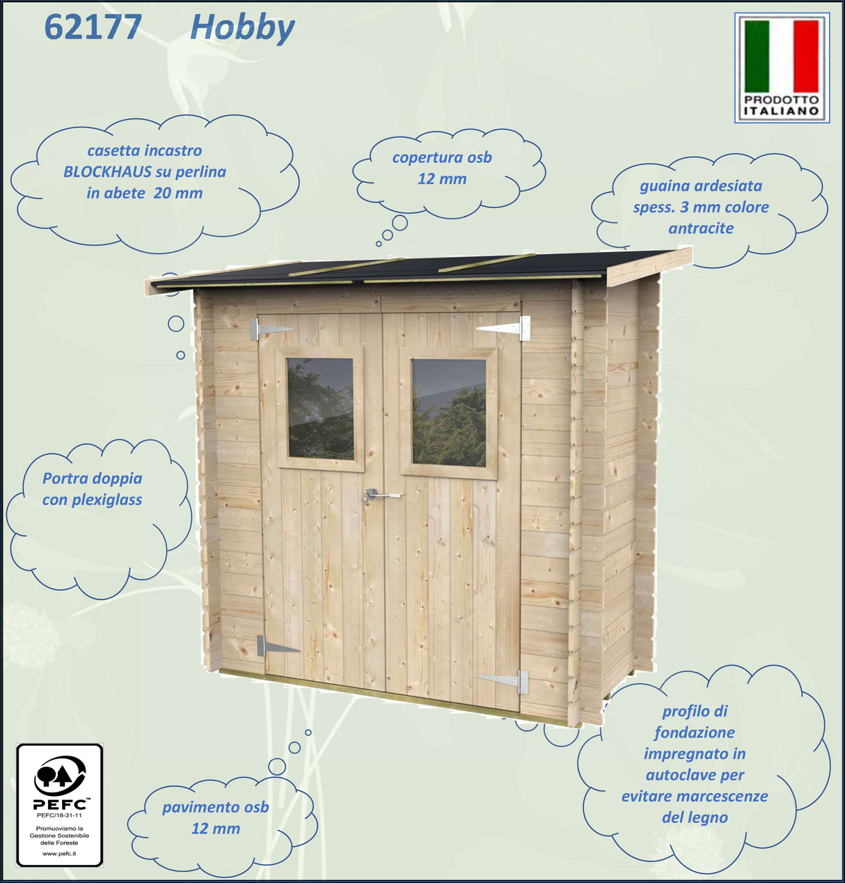 Casetta Bh19 Hobby Monofalda 198x98 cm PDF pefc