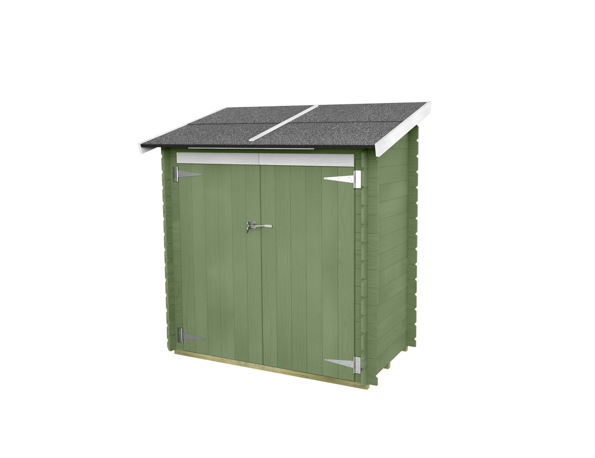 Casetta Bh16 Ambrogio Addossata 155x85 cm PDC pefc color verde