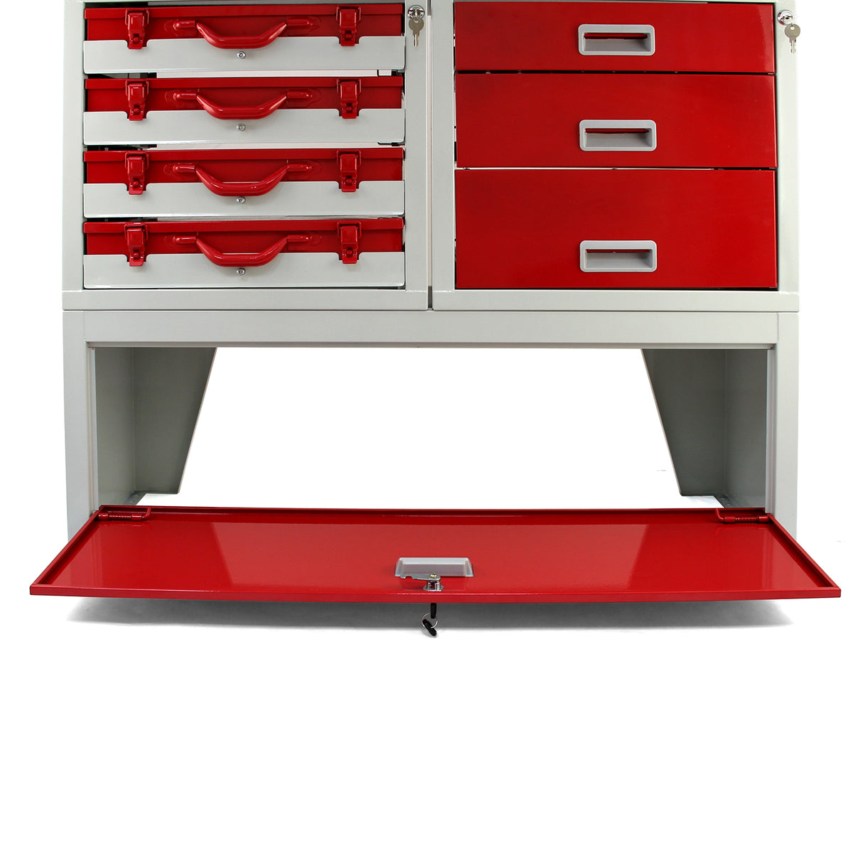 Set Flame con 1 Unità con Cassetti e 2 Scaffalature per Furgoni