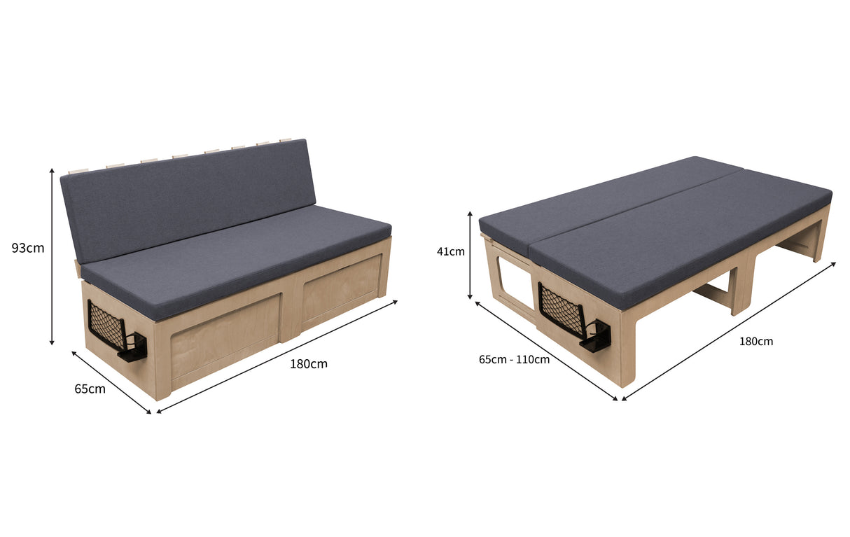 Divano Letto Pieghevole per Camper