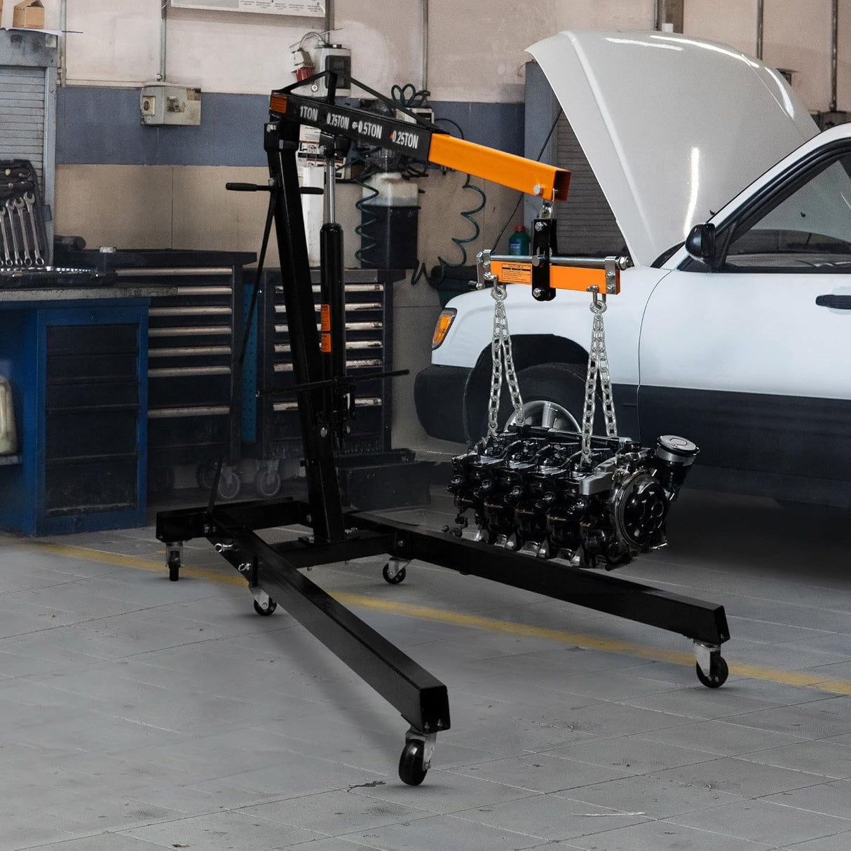 Bilanciatore di Carico 900kg Heavy-Duty Acciaio Industriale