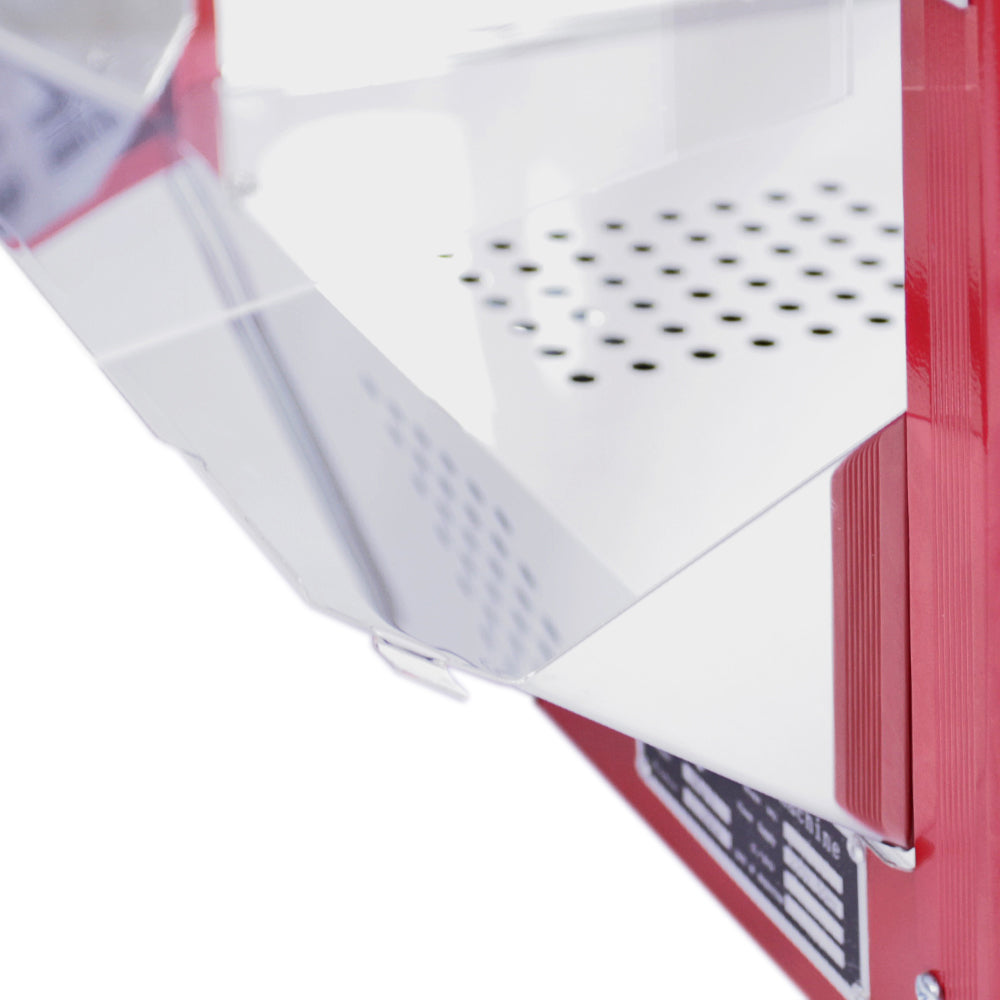 Macchina per Popcorn KuKoo Rossa 230g in Acciao Inox