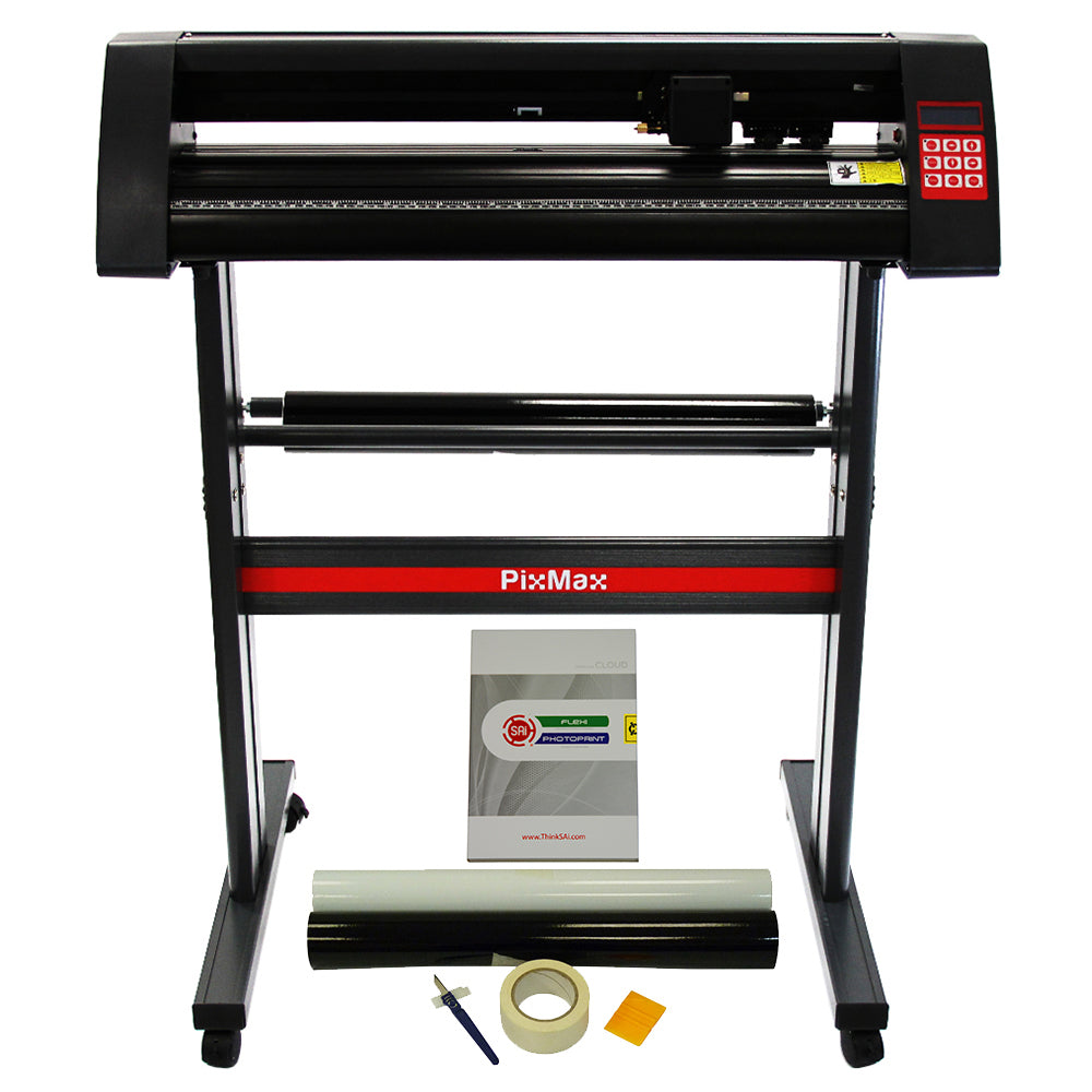 Plotter da Taglio Vinile 72cm PixMax, FlexiStarter11 & Pacchetto per Weeding