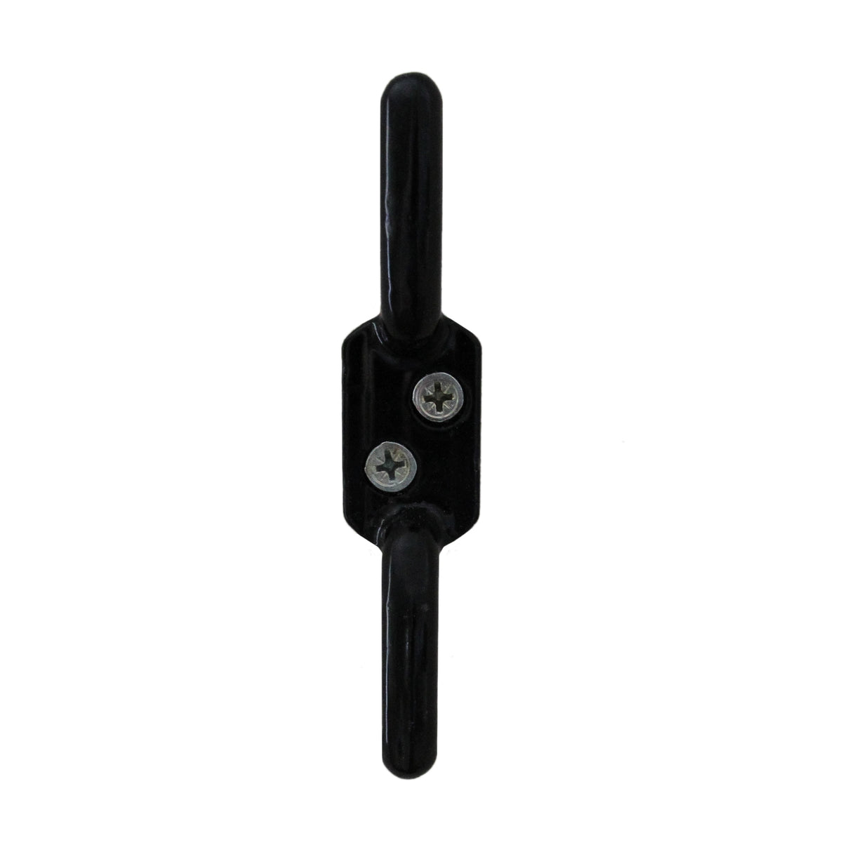 Stendibiancheria da soffitto nero, 120 cm, con finitura liscia e due ganci robusti per un facile montaggio e utilizzo