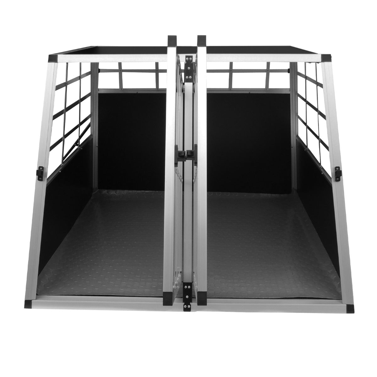 Gabbia per Cani per Auto Doppia - Grande