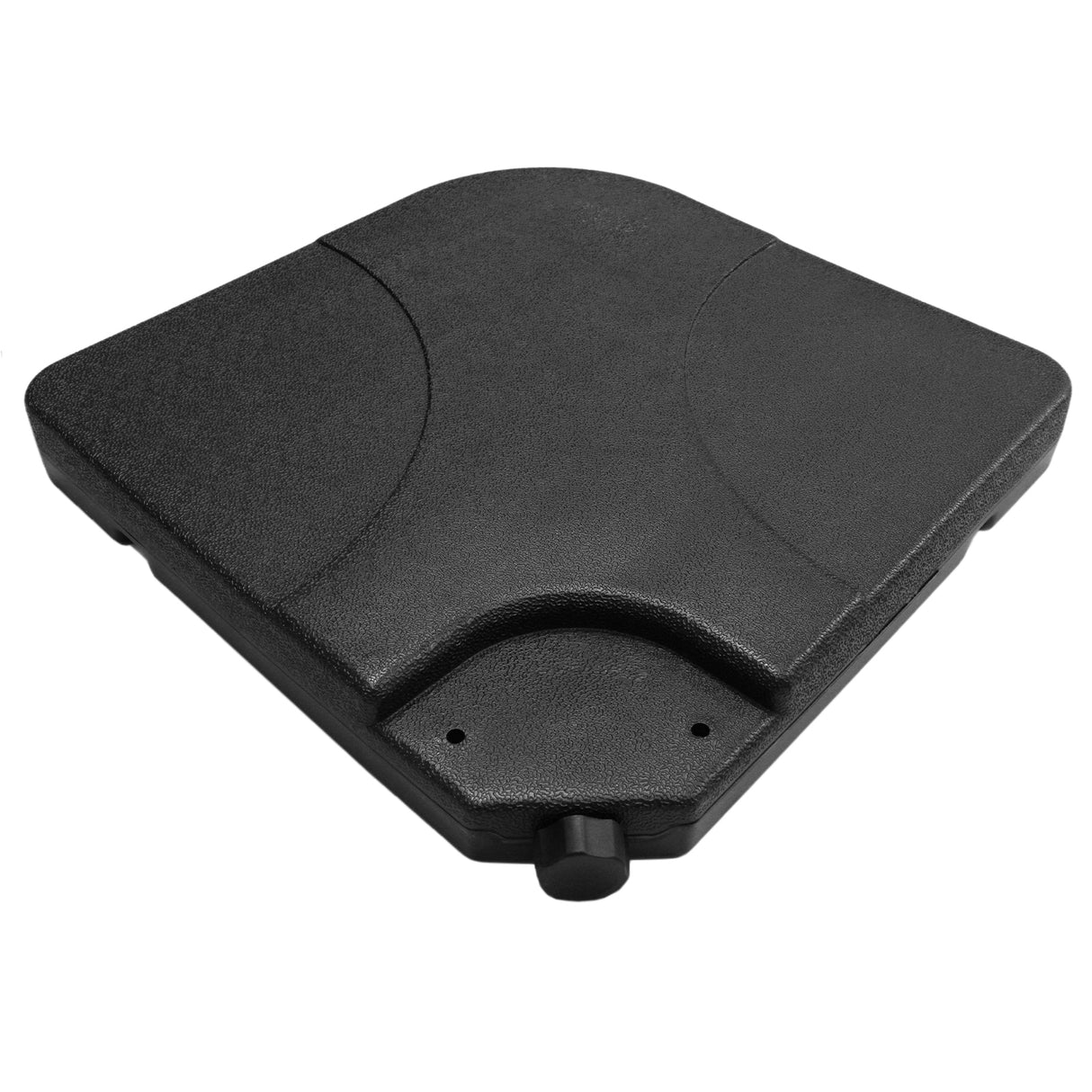 Ombrellone da Giardino Monstershop con Base Zavorra Quadrata - Nero