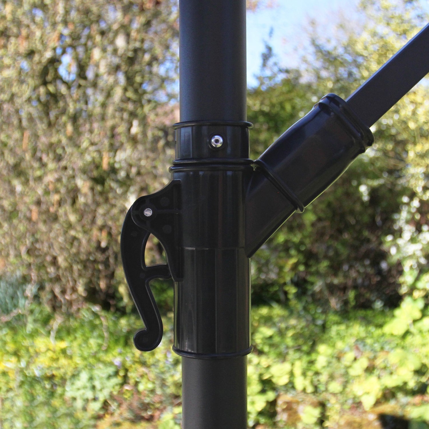 Ombrellone da Giardino a Sbalzo Monstershop - Grigio