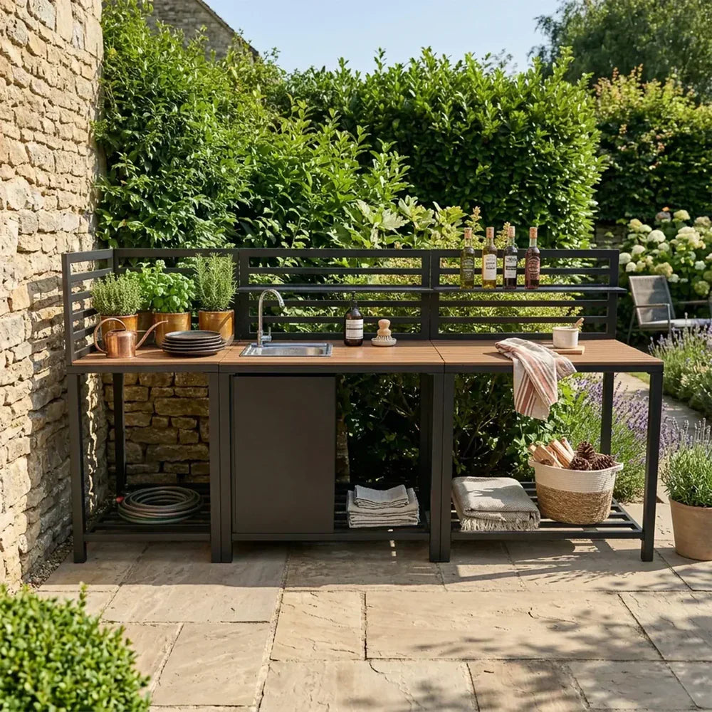 Idee per cucine da esterno e consigli di progettazione per il tuo giardino