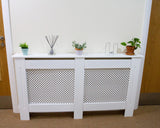 Copritermosifone Regolabile in MDF Bianco 1400mm - 1920mm
