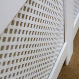 Copritermosifone Regolabile in MDF Bianco 1400mm - 1920mm