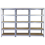 Scaffale da Garage ad Incastro Q-Rax - Grigio - 90cm x 50cm - 10 Pezzi