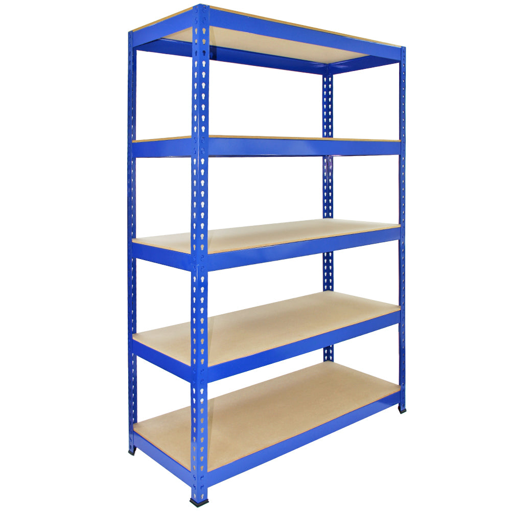 Scaffale da Garage ad Incastro Q-Rax - Blu - 120cm x 50cm - 10 Pezzi